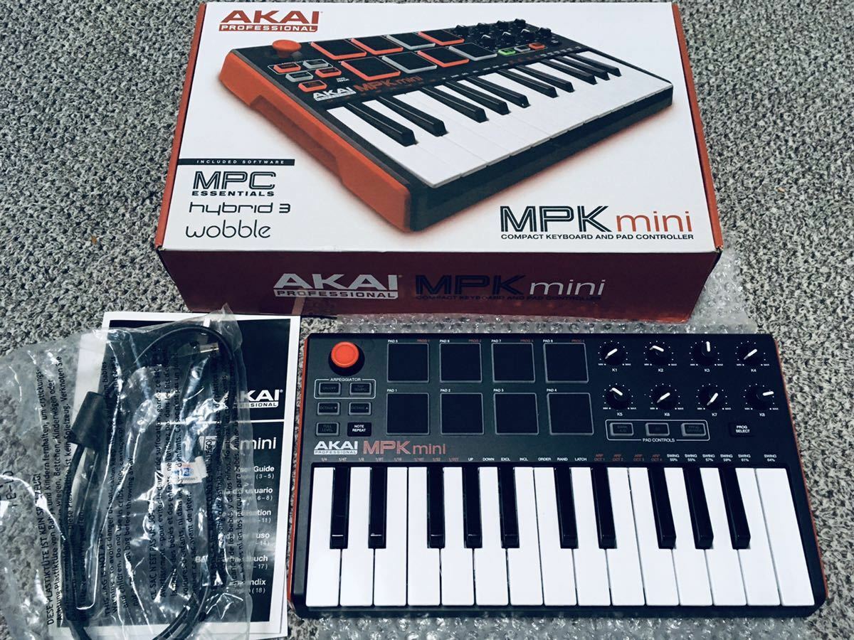 DTM・DAW AKAI PROFESSIONAL MPK mini AKAI Professional MPK Mini MK3 25 Key USB MIDI Keyboard