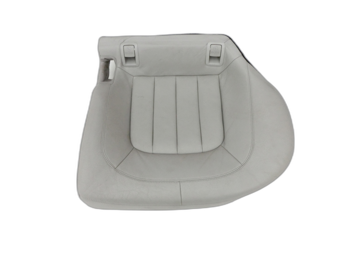 Mercedes C218 CLS 350 11-14 Coupe Sitzbezug Sitzpolster Links für Rücksitzbank Hinten Leder Alpacagrau  - Bild 1