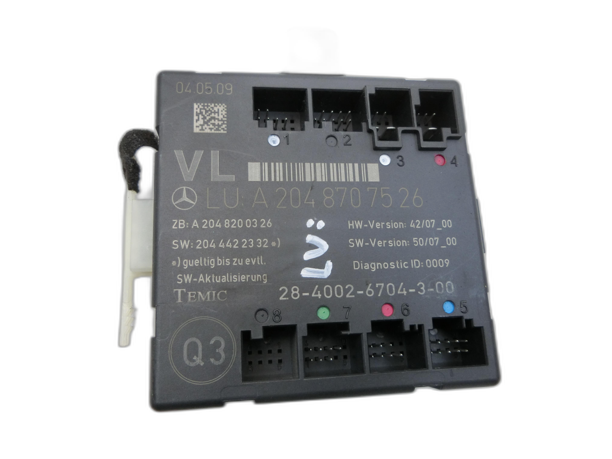 Unidad de control puerta Módulo la delante izquierda para Mercedes GLK X204 320 09-12 - Bild 1