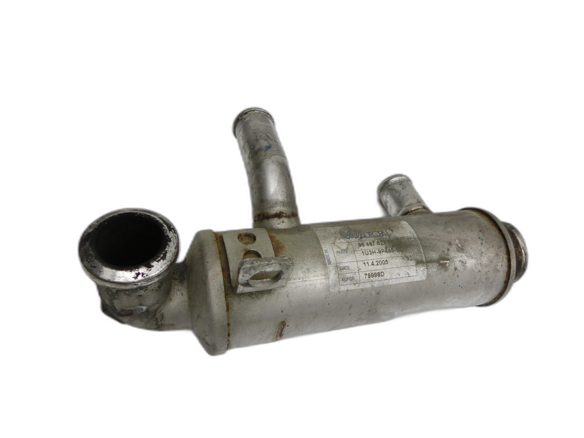 Peugeot 407 6E 04-08 1,6d 80KW Abgaskühlung Wärmetauscher  - Bild 1