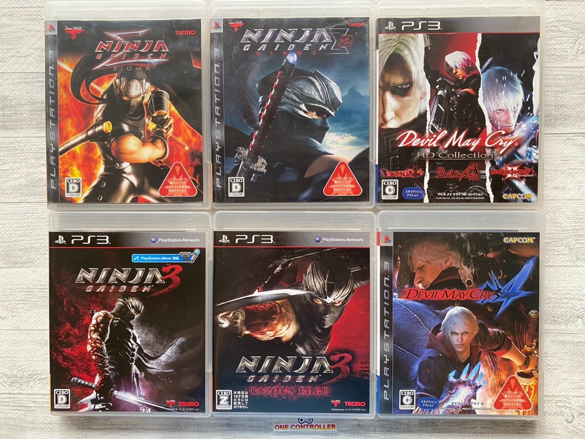 SONY PS3 Ninja Gaiden Σ Sigma 1 2 3 & Razor's Edge & Devil