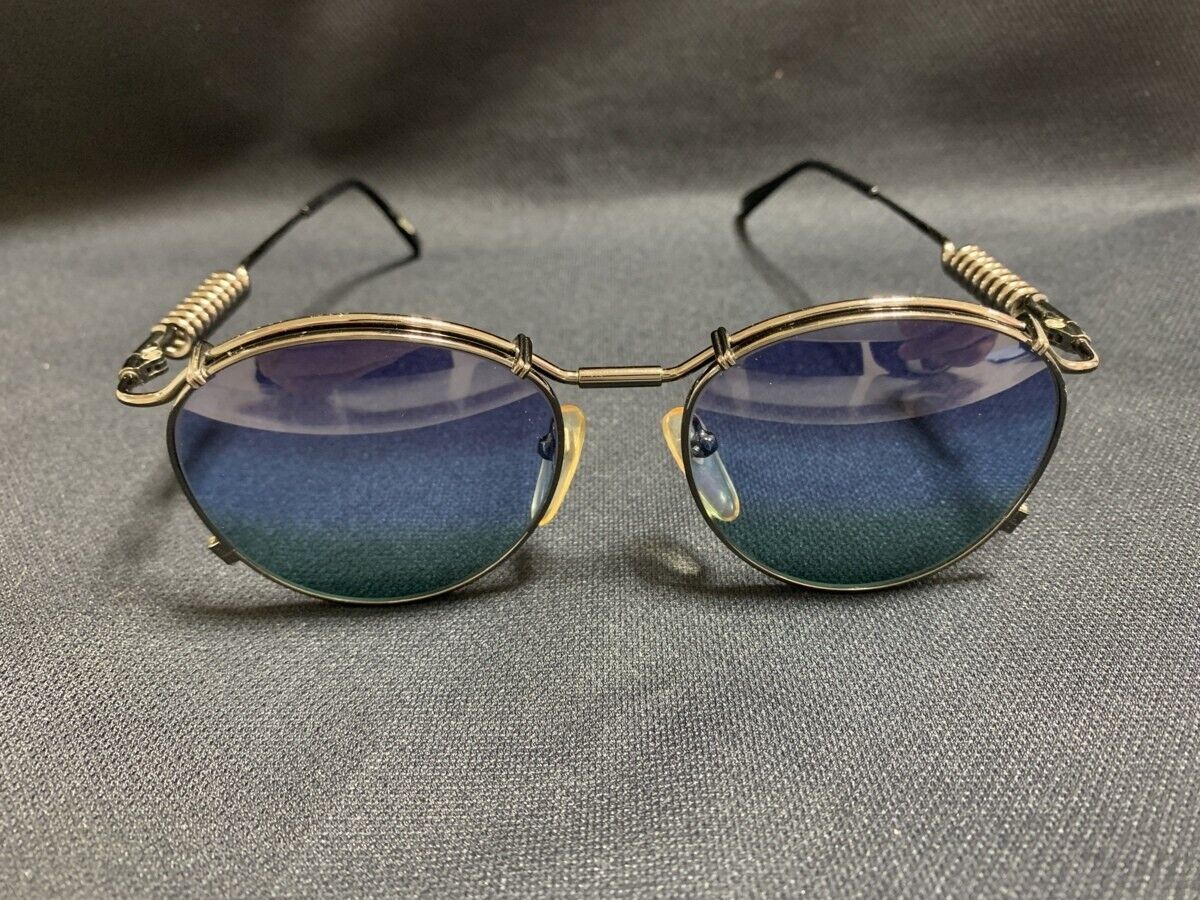 Jean Paul Gaultier 56-9174 Limited Sunglasses Gunmetal Frame Jean Paul Gaultier 56-9174 Limited Sunglasses Gunmetal Frame