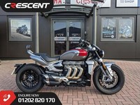 TRIUMPH ROCKET 3 R 2021 - STUNNING - QUICKSHIFTER - HEATED GRIPS - BACKREST -FSH