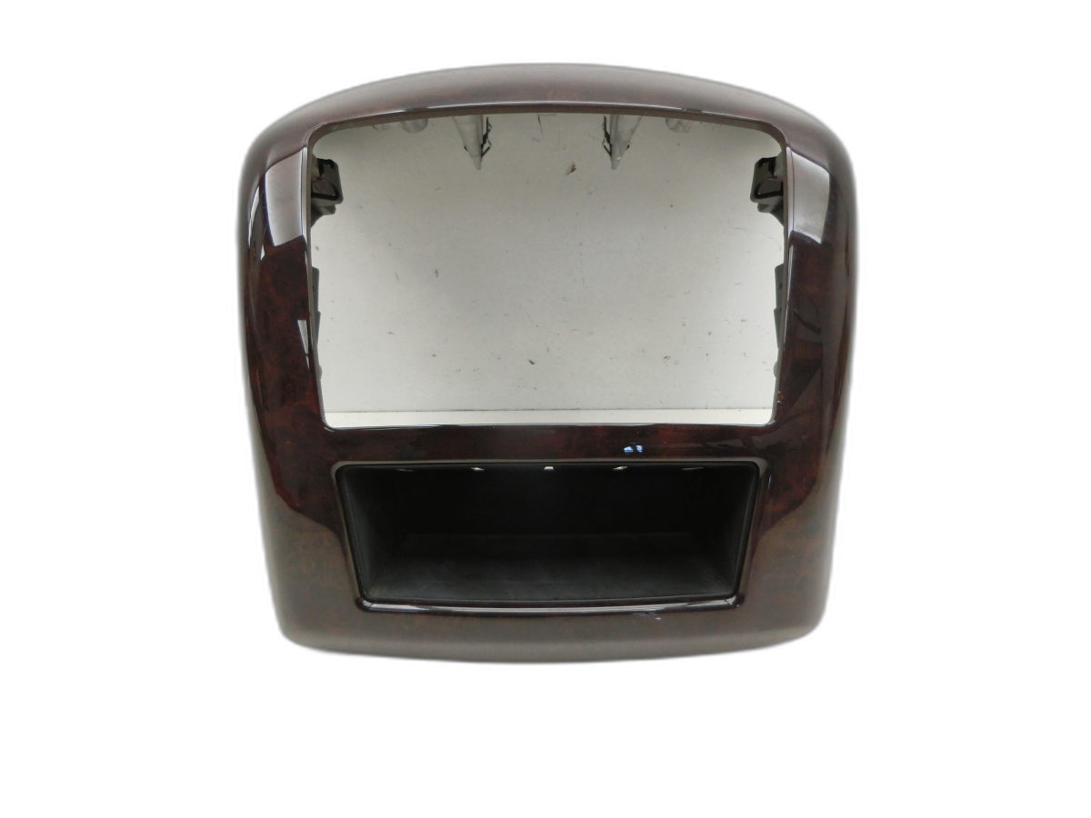 Mercedes W221 S350 05-09 Blende Einbaurahmen Mittelkonsole Hinten Holzdekor  - Bild 1