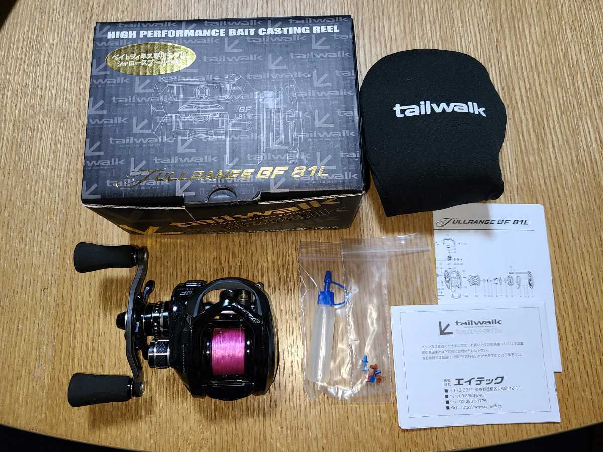 リール tailwalk FULL RANGE BF 81L Tailwalk FULLRANGE BF 81L Baitcasting Reel Excellent with