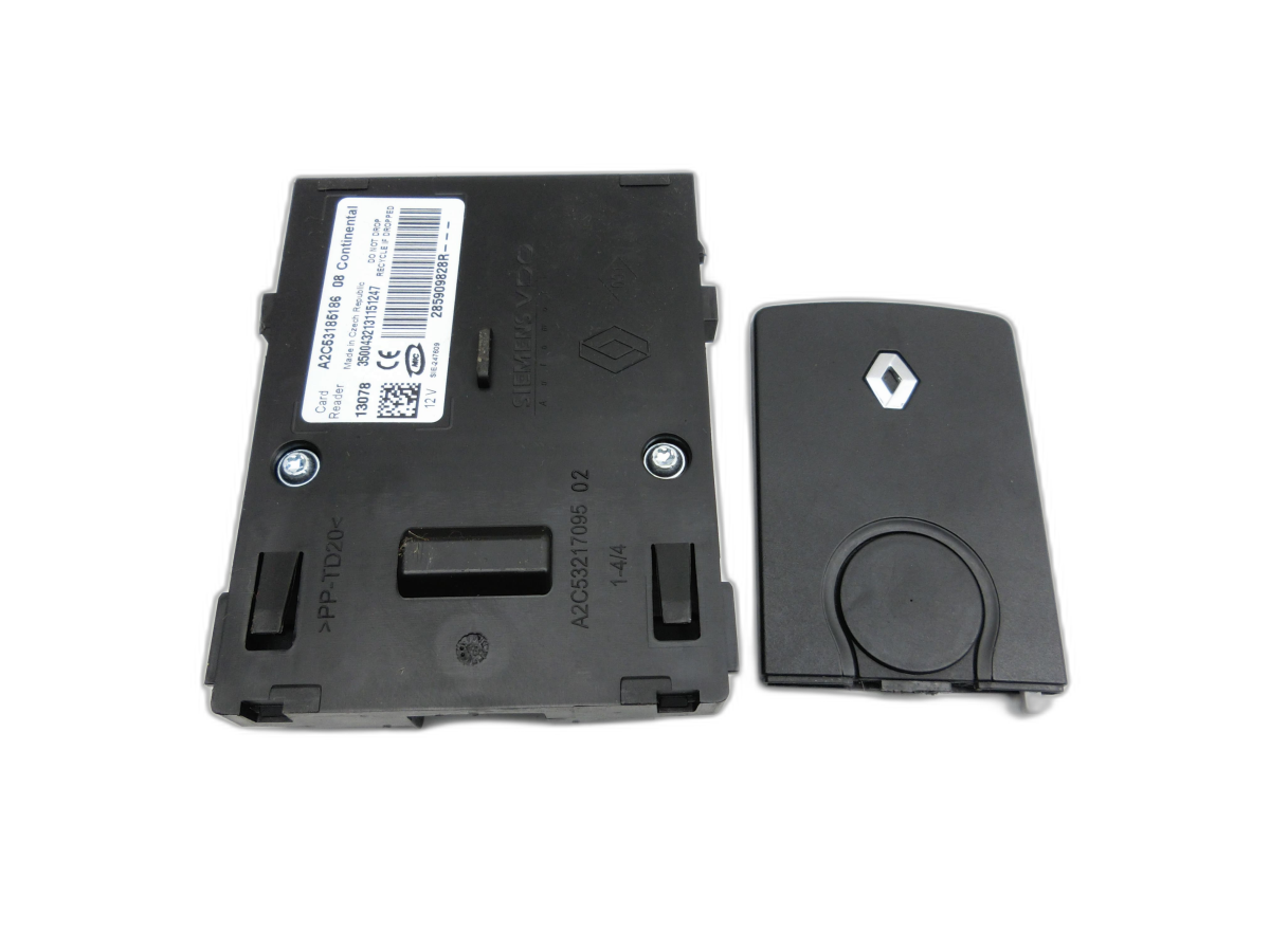 Renault Megane III CC 10-16 Card Reader Lesegerät mit Schlüsselkarte  - Bild 1