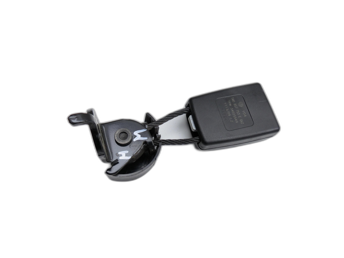 VW Golf Plus 5M 08-14  Gurtschloss Links Hinten Mitte - Bild 1