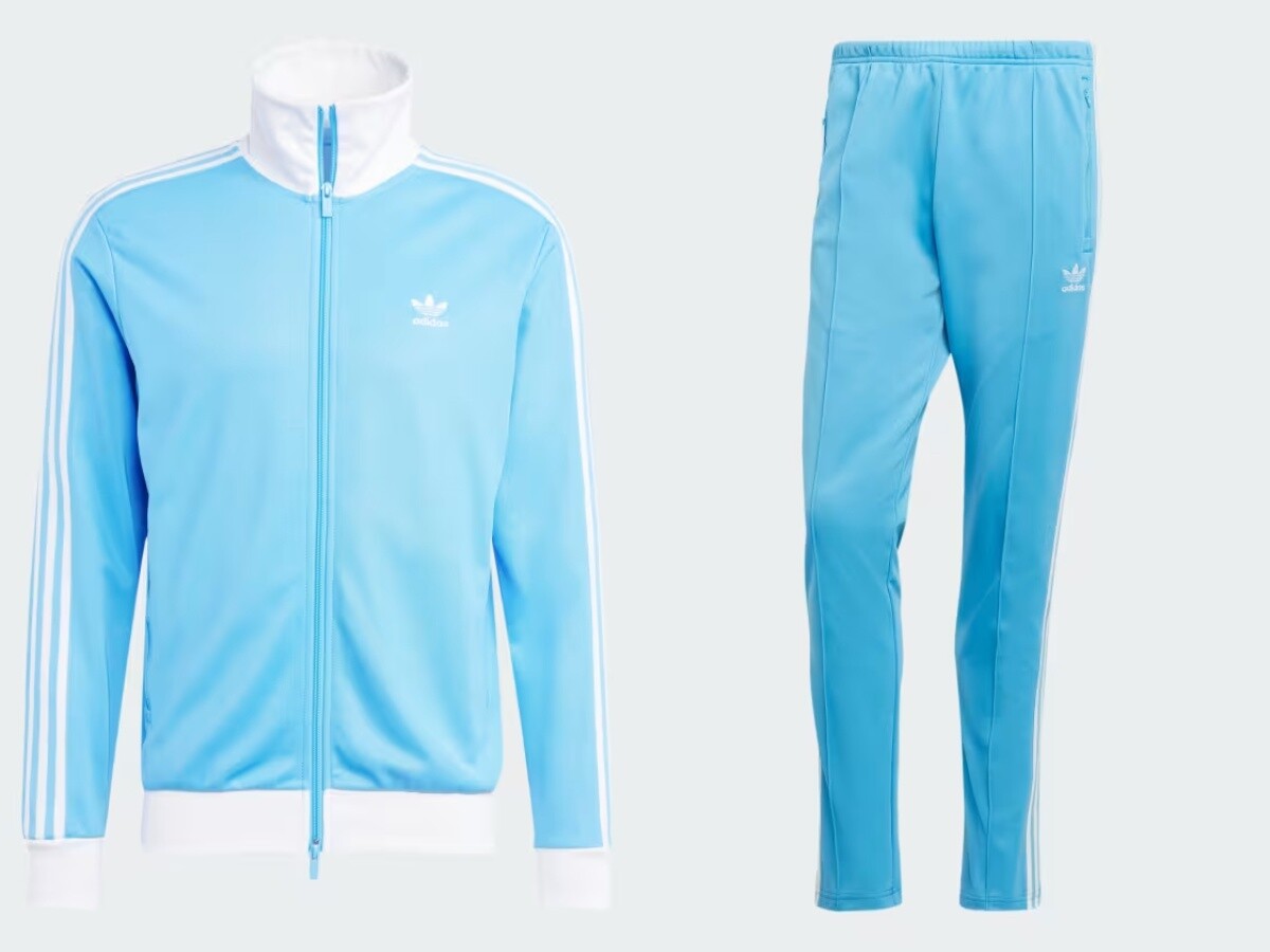 adidas BECKENBAUER TRACK TOP ダークブルー XL adidas Adicolor Classics Beckenbauer Track Jacket - Blue