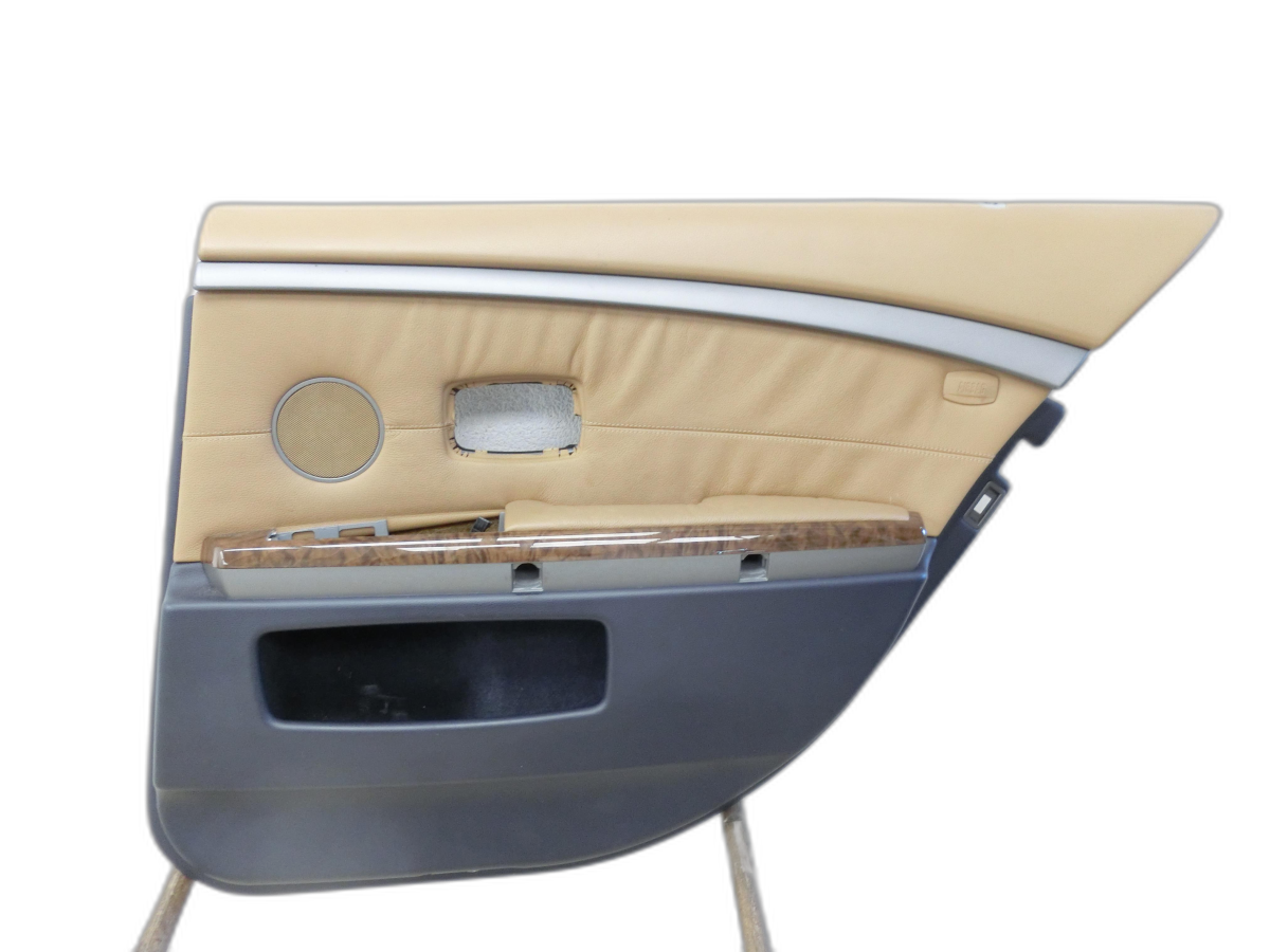 BMW E65 7er 01-05  Türverkleidung Türpappe Rechts Hinten SRS  - Bild 1