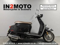 2022 (71) Lambretta V125 in Black with only 2,830 miles