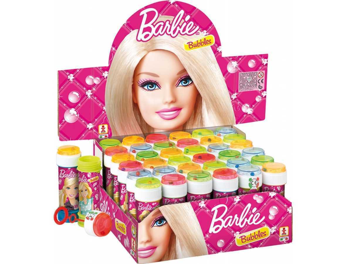 Bolle Di Sapone Barbie Confezione 36 Pz Flacone 60 Ml Gadget Party hmj
