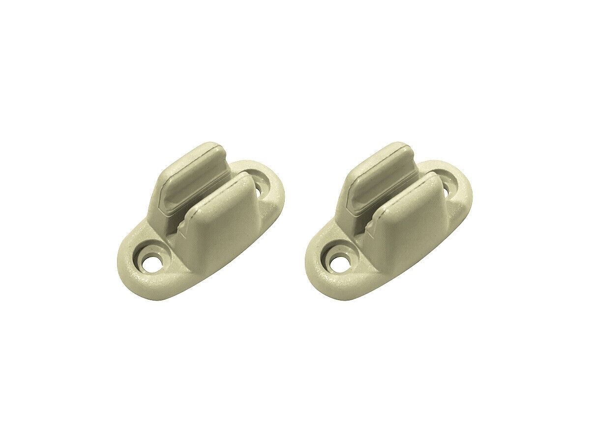 Sunvisor Clip Holder Fit For Mercedes W113 Pagoda 230 SL 250 SL Cream 2 Pieces