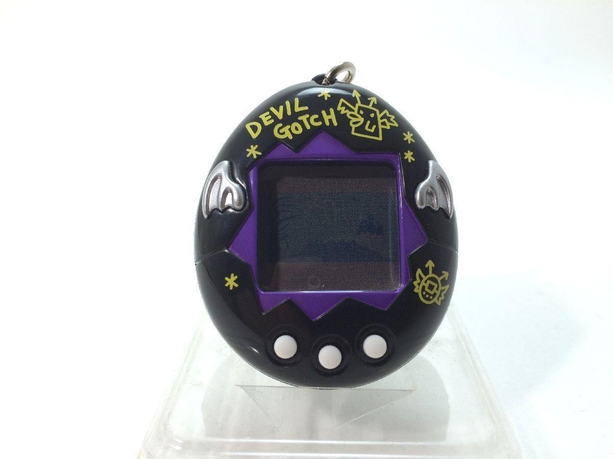 Bandai Tamagotchi Devil Devilgotchi Black 1998 Super Rare Used