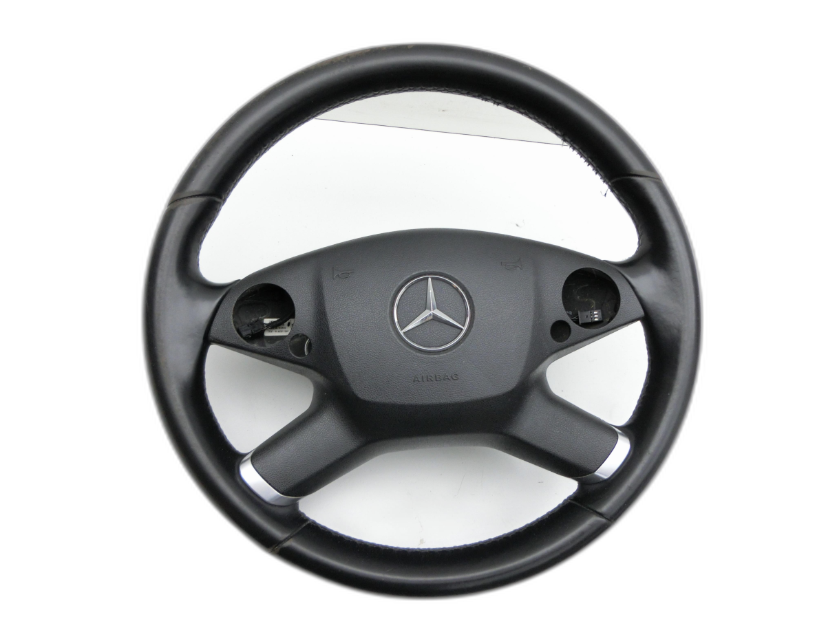 Volante de dirección Airbagvolante cuero para Mercedes W212 E200 09-13 - Bild 1