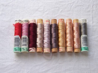 ANCIENNE BOBINE DE FIL DE SOIE CORDONNET GUTERMANN - BO 3