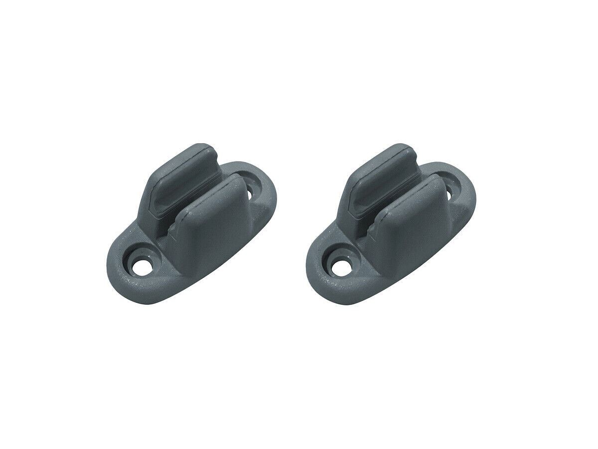 Sunvisor Clip Holder Fit For Mercedes W113 Pagoda 230 SL 250 SL Gray 2 Pieces