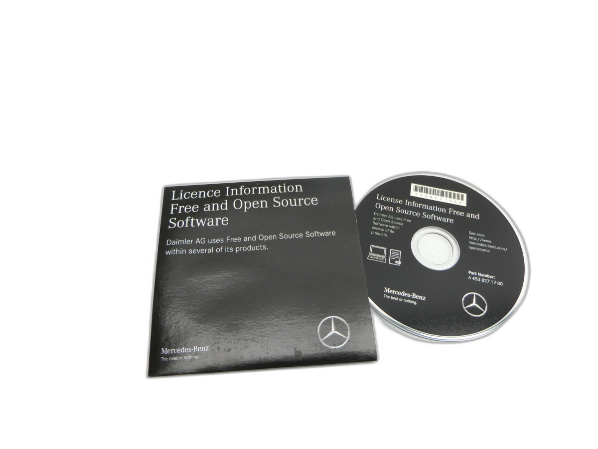 Smart Fortwo 453 14-19 CD Opensource License Information  - Bild 1