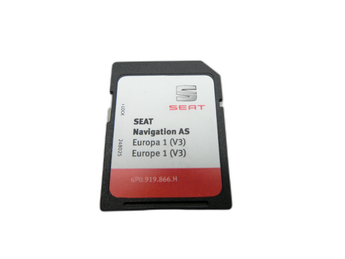 Seat Ibiza 6J 15-17 Navi SD Card Navigation Karten orig. Europa 1V3  - Bild 1