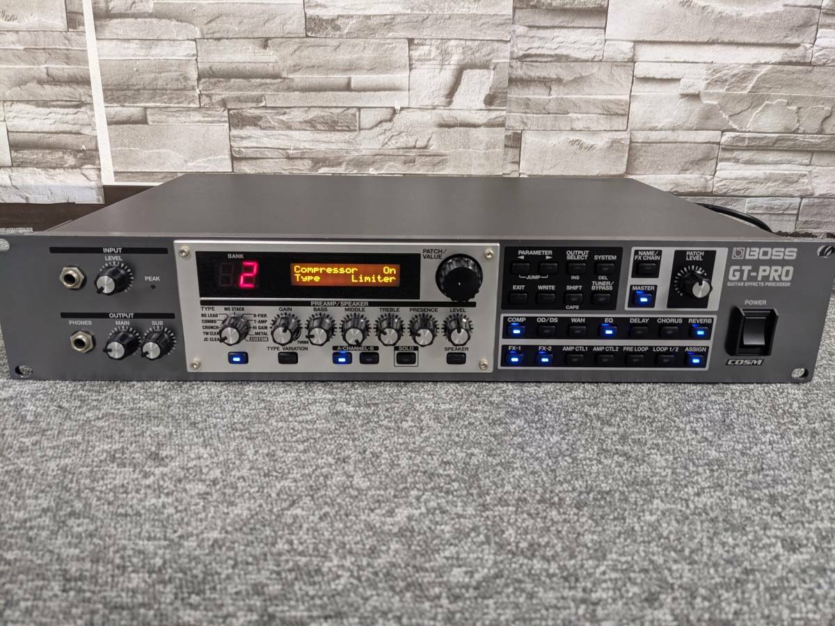 BOSS GT-PRO ギターエフェクター BOSS GT-PRO Electric Guitar Multi Effect Processor Rack