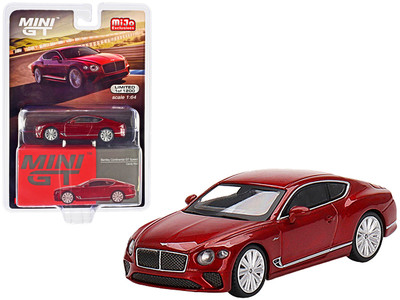 1/64 TSM MINI GT Bentley Continental GT Speed 2022 Diecast Candy Red MGT00420