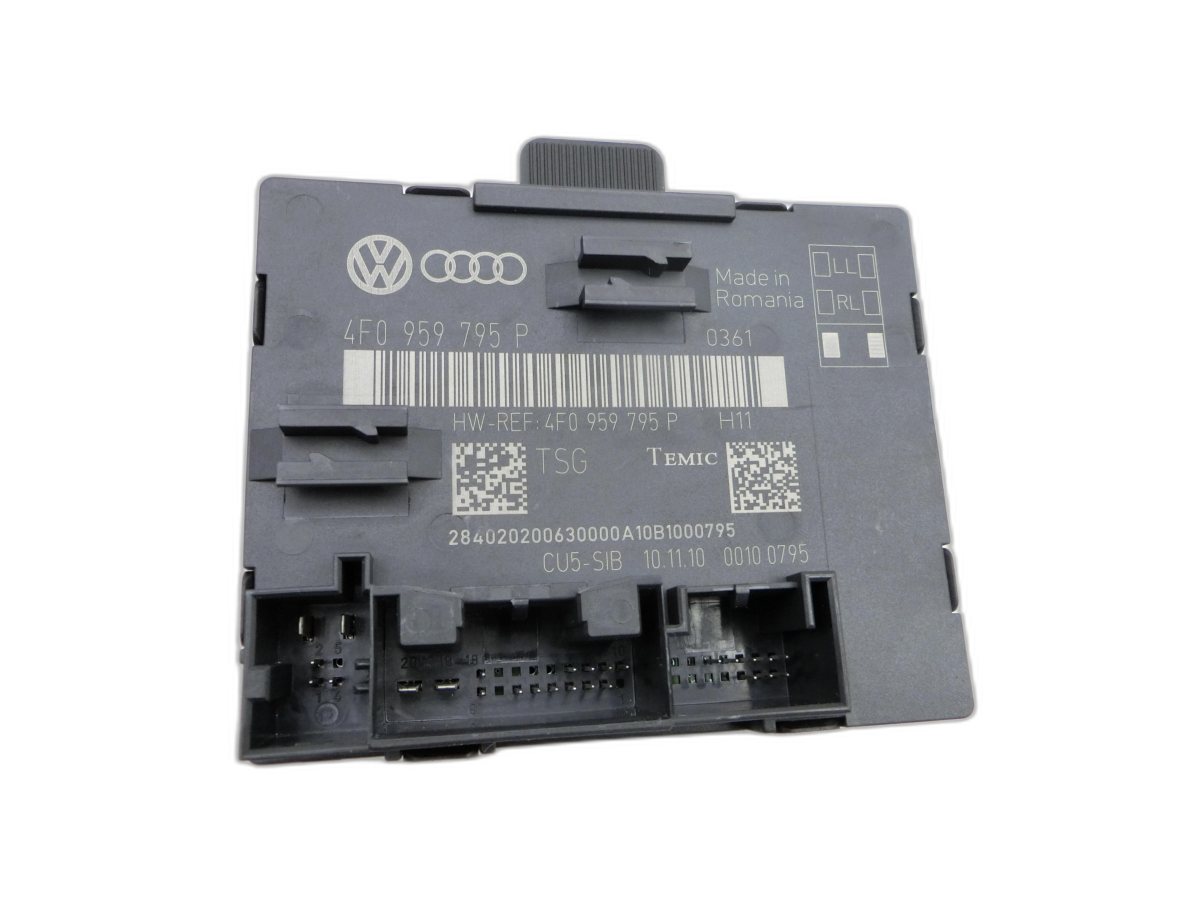 Audi A6 4F C6 08-11 Steuergerät ECU Modul Türsteuergerät Rechts Hinten  - Bild 1