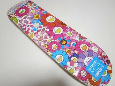 村上隆ComplexCon MCA Multi Flowerデッキ 青 2017 Takashi Murakami ComplexCon MCA Multi Flower Skate Deck 2017
