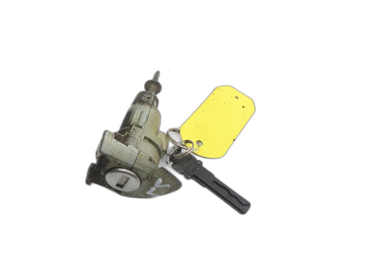 Cilindro serratura SX anteriore e 1x Chiave in plastica per VW Passat 3C B6 06-10 - Bild 1