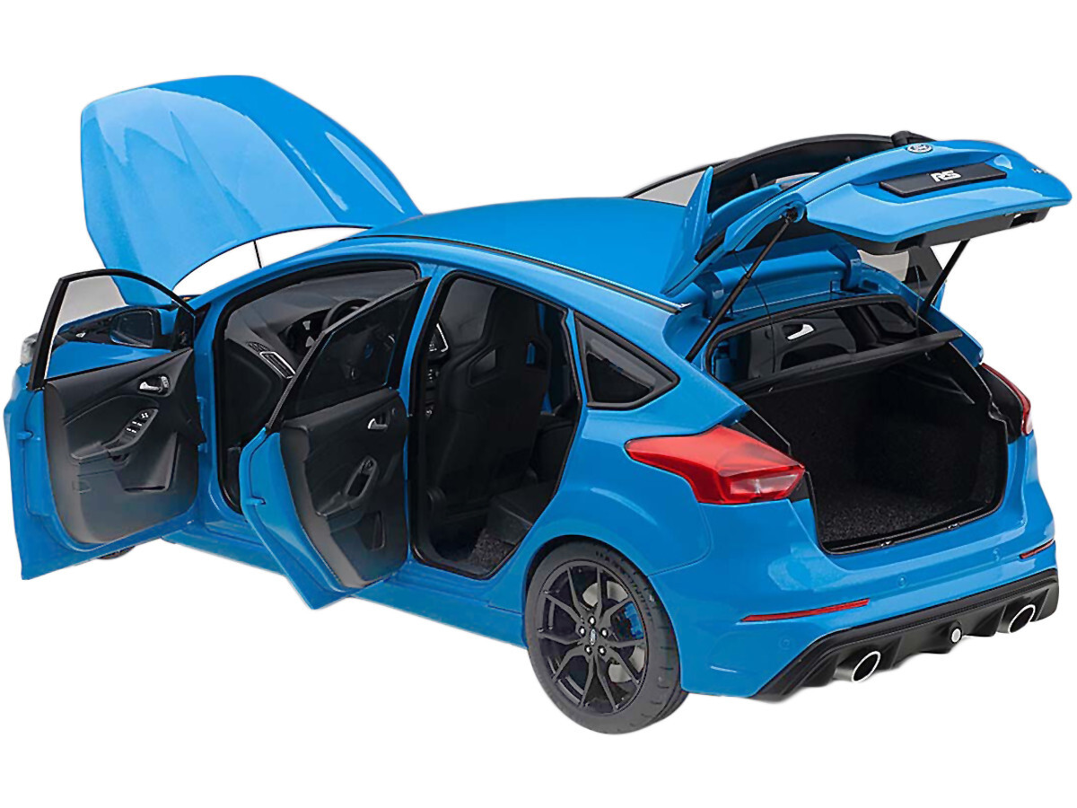 ミニカー Ford Focus RS 1:18 AUTOart Nitrous Blue 1/18 Ford USA Focus RS 2016 Nitrous Blue Metallic Model Car