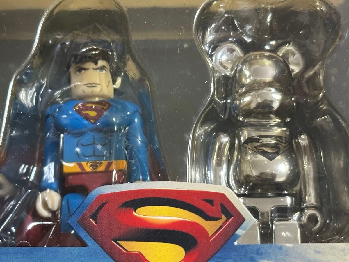 MEDICOM TOY BEARBRICK BE@RBRICK KUBRICK SUPERMAN RETURNS MAN