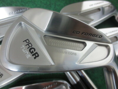 Golf iron set PRGR Tune 01 HC Iron Dynamic Gold EX Tour