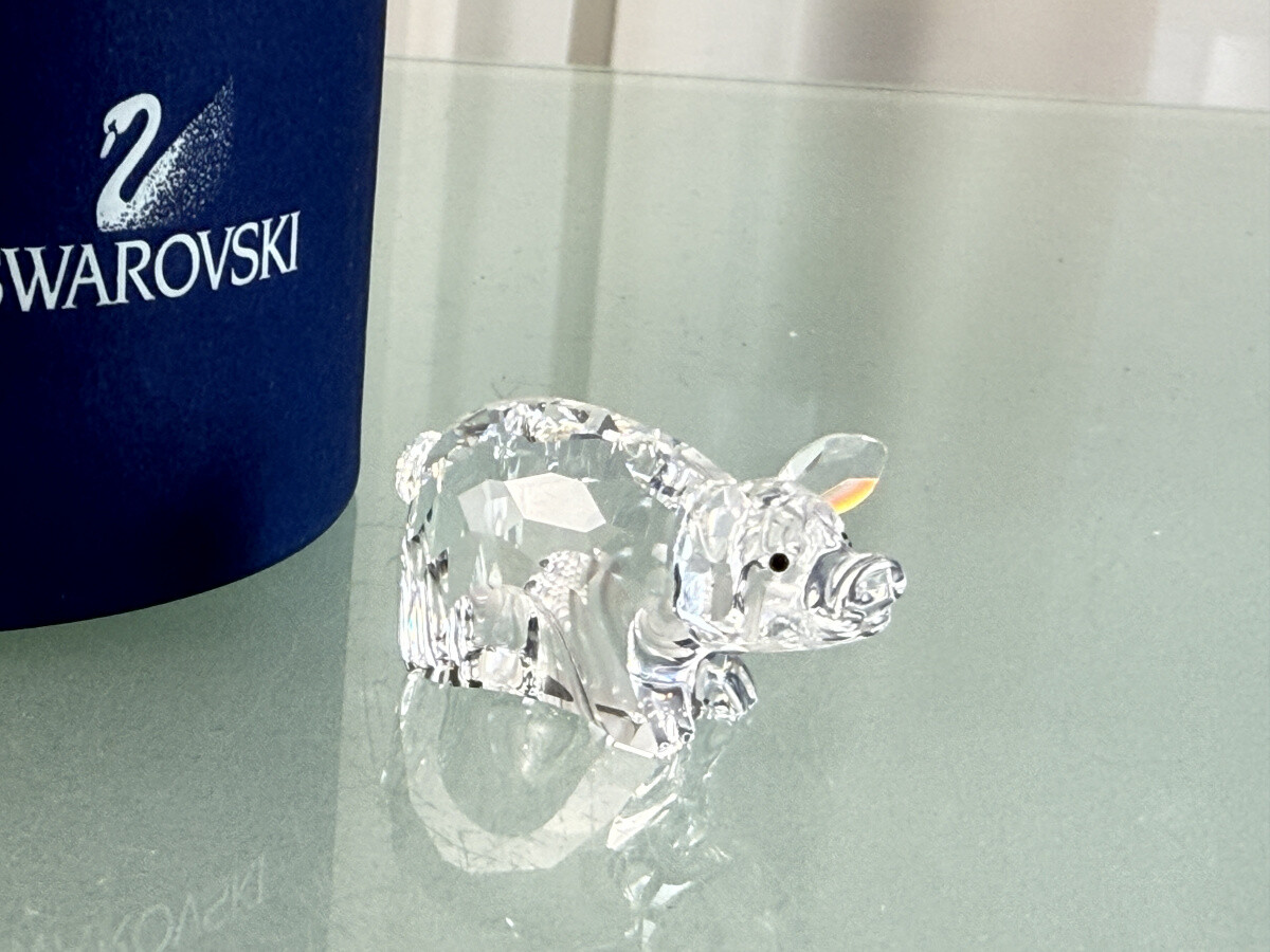 Swarovski Figure 289914 Zodiac Pig 4.2 Cm. Ovp Certificate