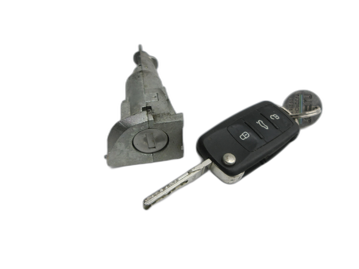 serratura della porta Cilindro per Portiera Sx anteriore Skoda Superba II 08-13 Superb 3T - Bild 1