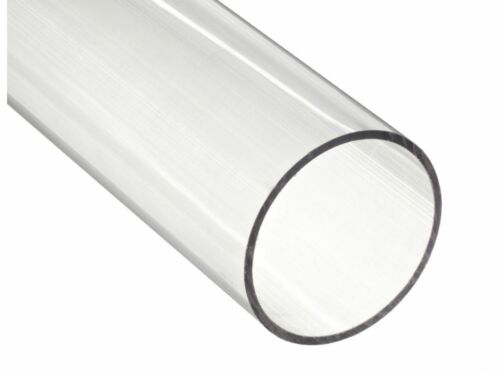 Plastic Acrylic Perspex Tube 100mm 200mm 300mm long 75mm - 300mm Outer Diameter