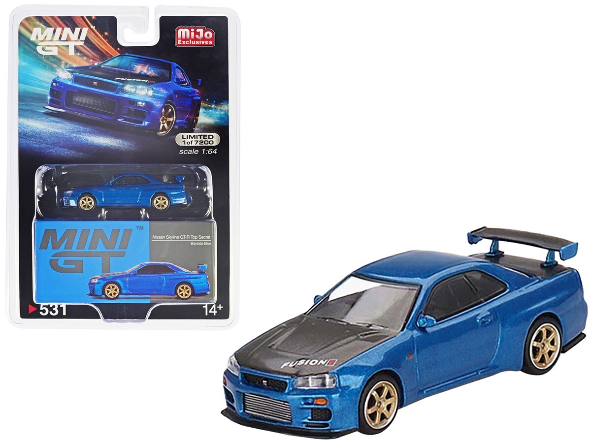 ミニGT1/64 Mini GT 1:64 LB WORKS Toyota GR Supra JPS (Black/Gold) #325