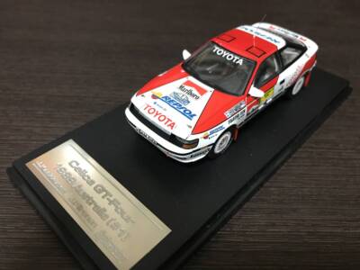 【美品】HPI 1/43 Toyota Celica GT-Four 1988 HPI 1/43 TOYOTA CELICA GT-FOUR All-Trac Turbo Dark Gray 1986