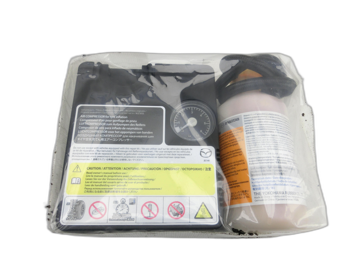 Mazda 3 BM 13-17 Luftkompressor Pannenset Reifendichtmittel  - Bild 1