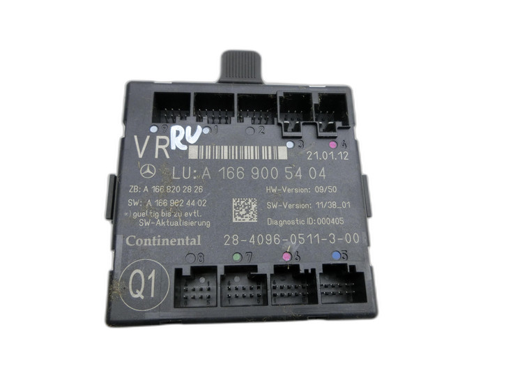 Mercedes W166 ML 350 11-15 Steuergerät SG Türsteuergerät Rechts Vorne - Bild 1