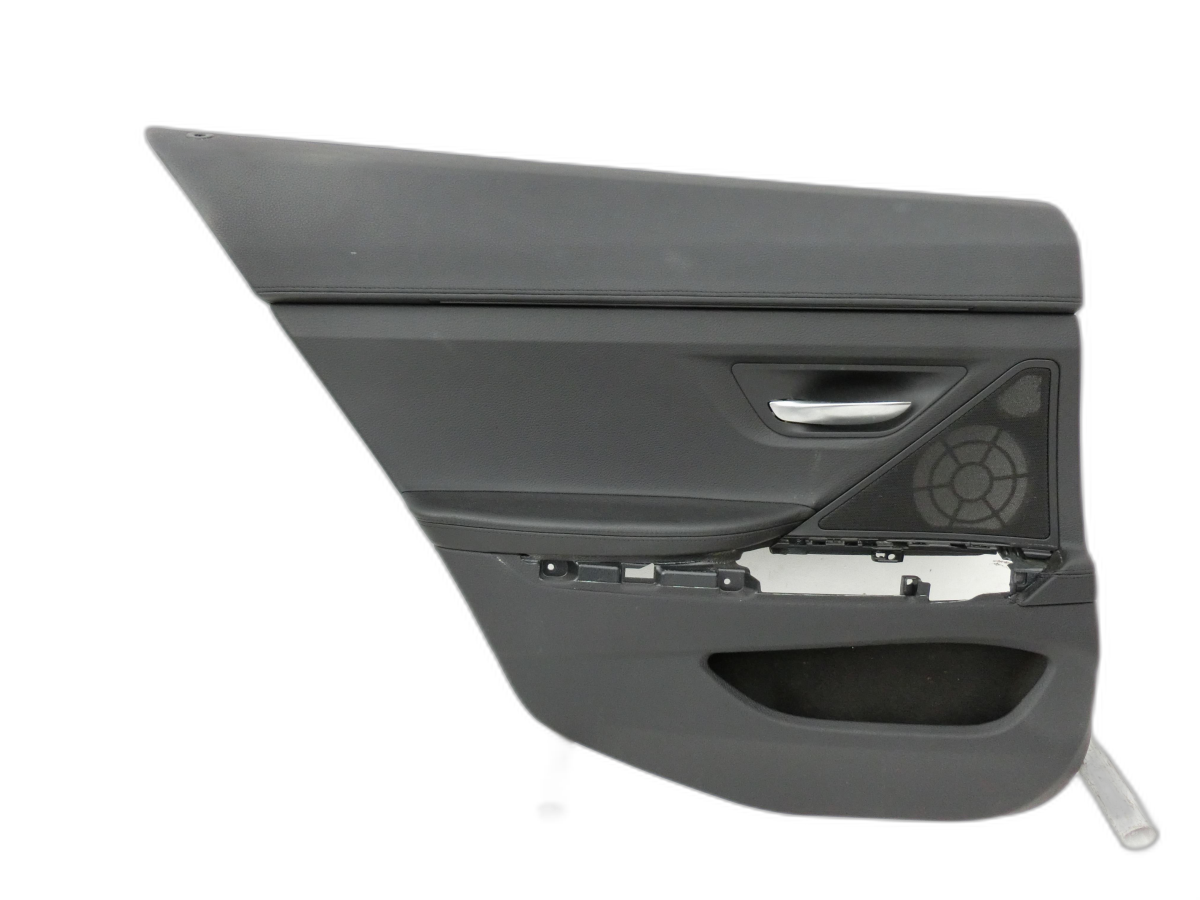 Interior Door Panel Left Rear Leather Dakota Black for BMW F06 640d 12-18 - Bild 1