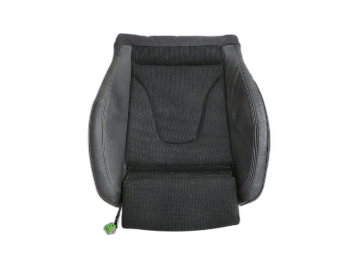Audi A4 8K B8 QU 08-11 Kombi Sitzbezug Sitzpolster für Fahrersitz Sitz Links Vorne Soul Schwarz  - Bild 1