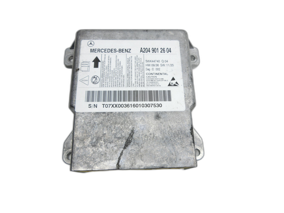 Mercedes W204 C320 07-14 Airbag Steuergerät Airbagsteuergerät - Bild 1
