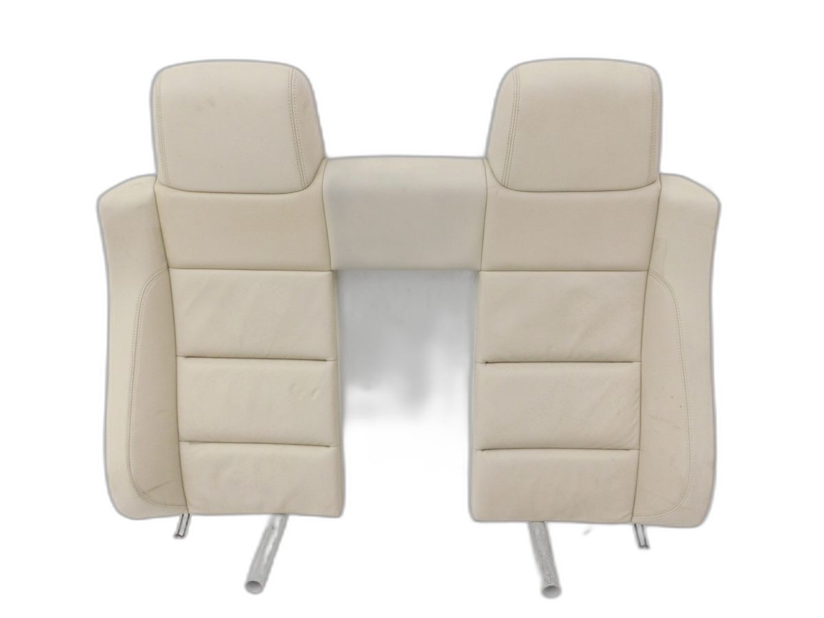 VW EOS 1F 06-09 Cabriolet Sitzbezug Rückenpolster durchgehend für Rücksitzbank Hinten cornsilkbeige N7D  - Bild 1