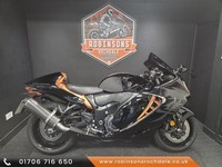 2022 Suzuki GSX1300 Hayabusa in Black with tasteful extras.