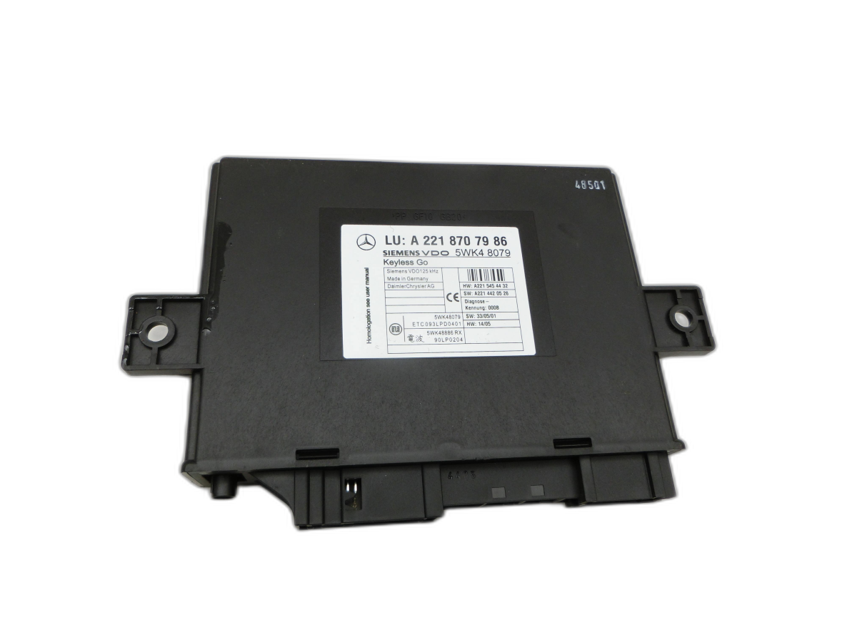 Control Unit Central Locking System Keyless Go for Mercedes W221 S350 05-09 - Bild 1