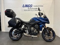 Triumph Tiger Sport 660 in Lucerne Blue with Full Triumph Luggage System