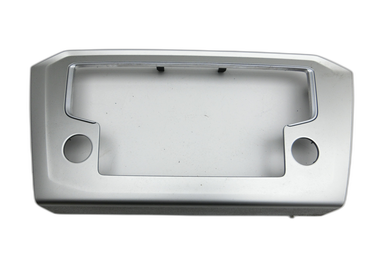 Cornice-Mostrina telaio di montaggio unità comando MIB2 · Argento GRIGIO per VW Passat B8 3G 14-19 - Bild 1