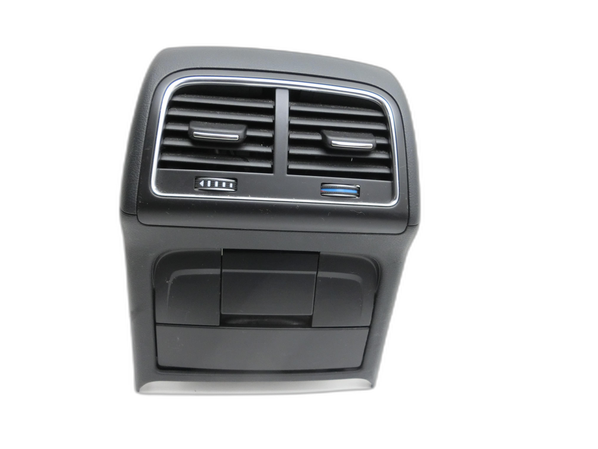 Audi A5 8T 11-16 Luftdusche Luftdüse Mitte Hinten Soul Schwarz - Bild 1