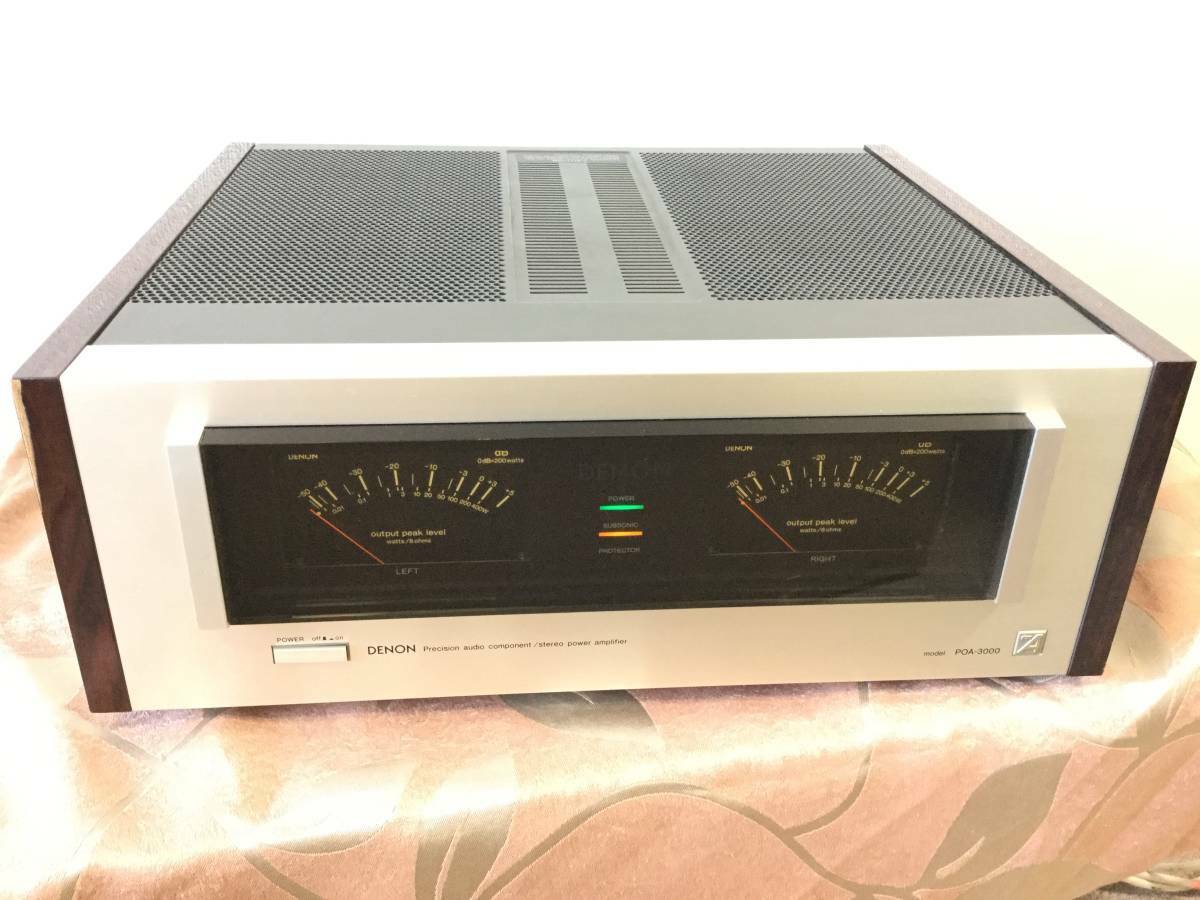 DENON  POA-3000Zパワーアンプ DENON POA-3000 Power amplifier Transistor Power supply