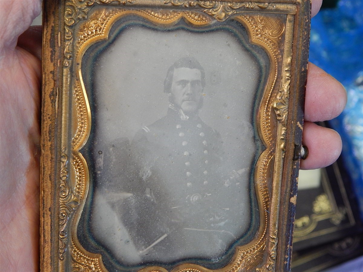 Civil war Confederate Naval Officer Daguerreotype Lt. John Stribling Blockade Ru