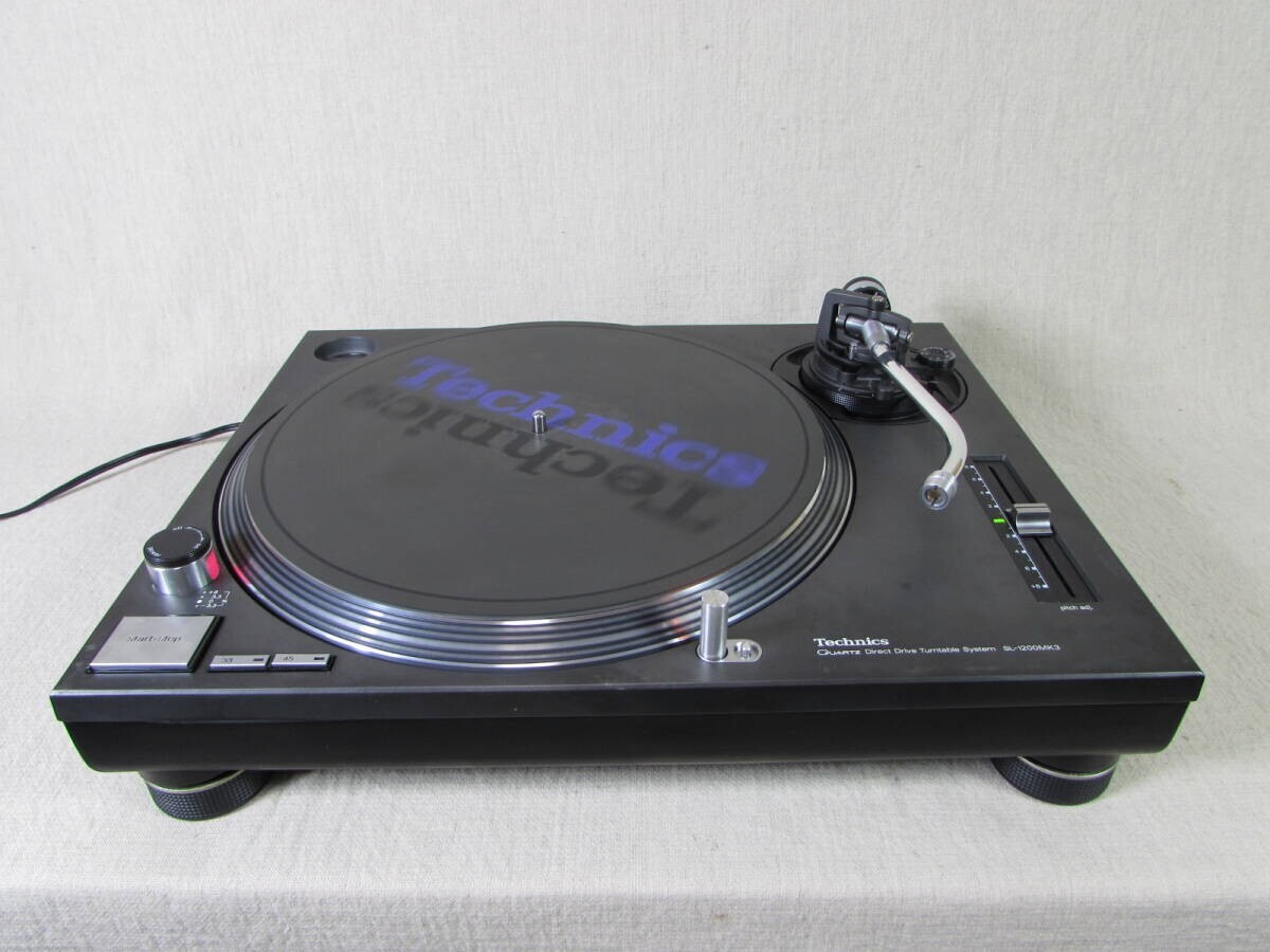 Technics SL 1200 Mk3 1台 Technics SL-1200MK3 Direct Drive DJ Turntable Operation