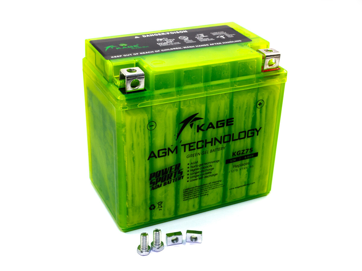 Batterie GEL KAGE Green YTX5L-BS YTZ7S für Aprilia BMW Derbi Honda KTM Yamaha